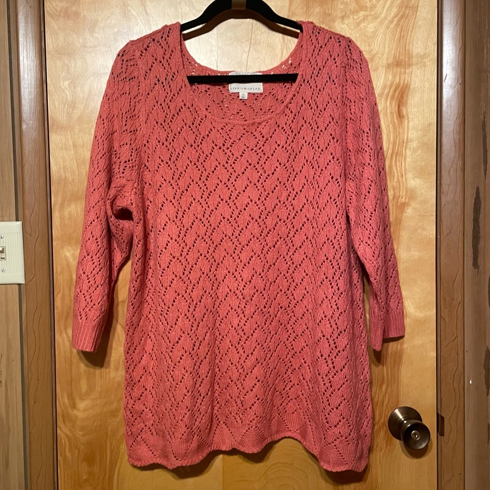 Crochet Sweater Tunic XL